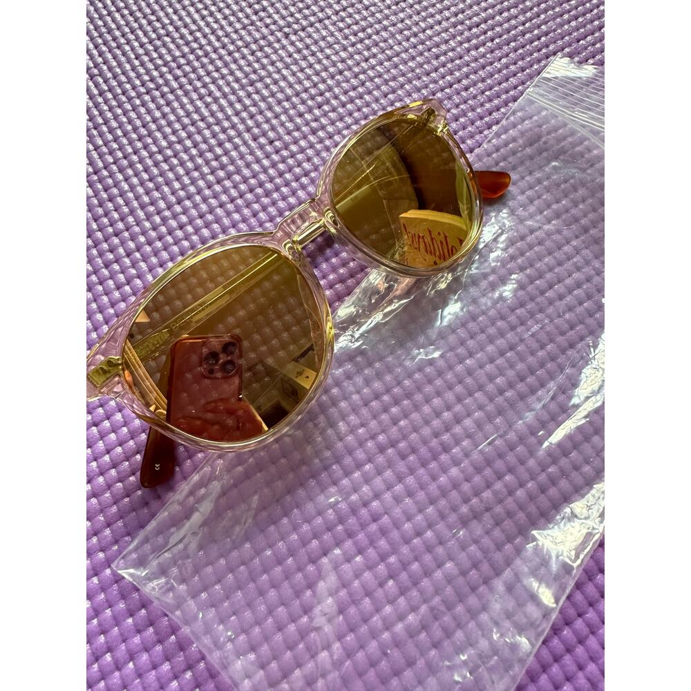 Toms Gold and Brown Sunglasses